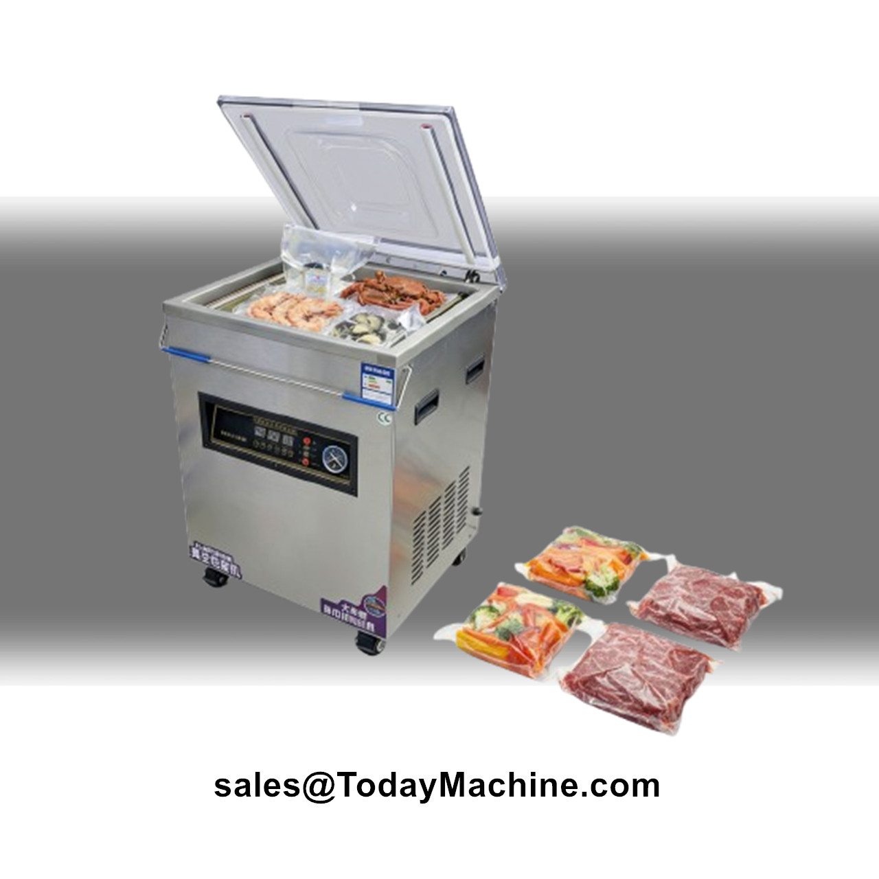 Food Vacuum Sealer Machine - Verticale externe vacuümzakverpakkingsmachine voor gemalen koffie