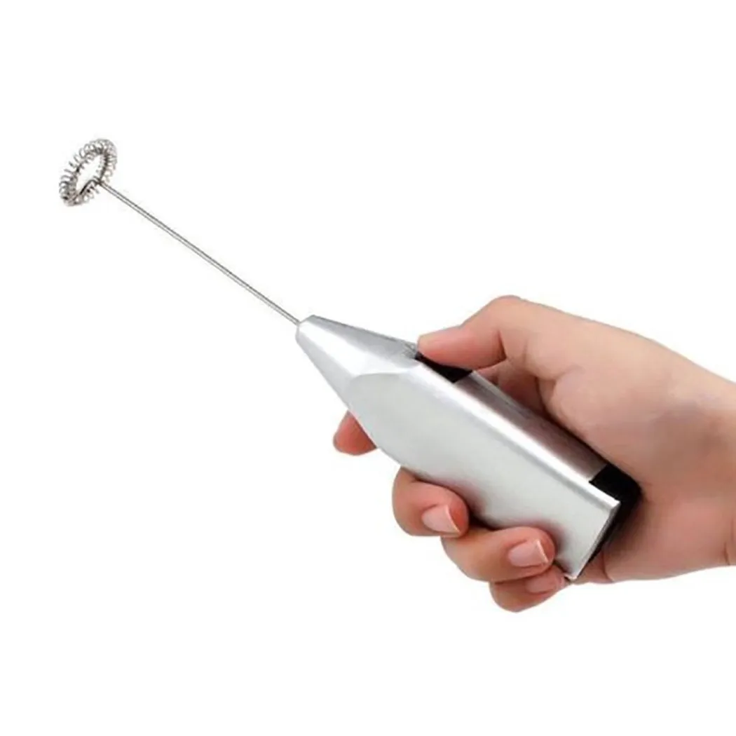 Electric Milk Frother Handheld - Huishoudelijke Mini Roestvrijstalen Elektrische Handheld Eiklopper