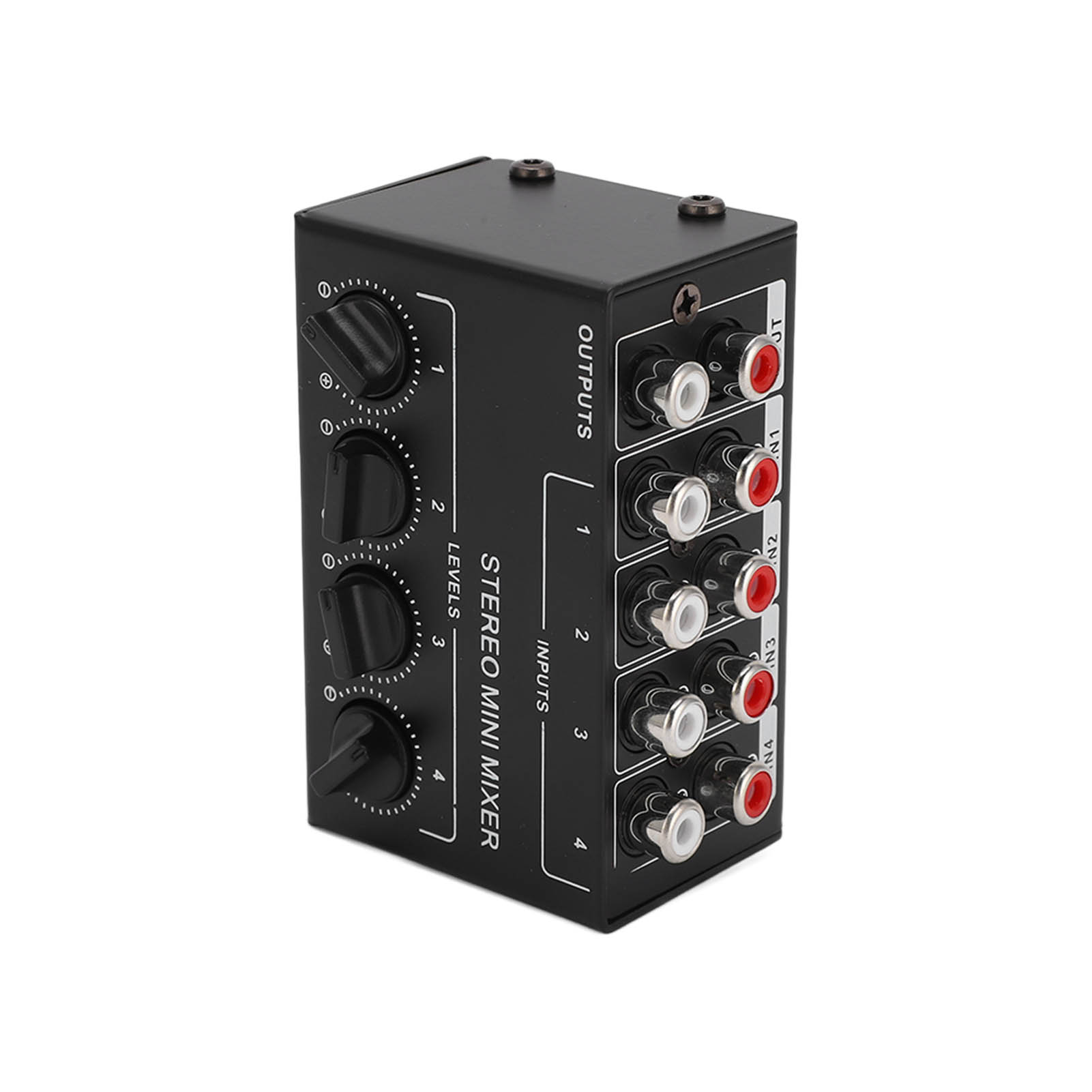 Home Appliances - 4-kanaals passieve stereomixer, audio-mixapparatuur met 100k
