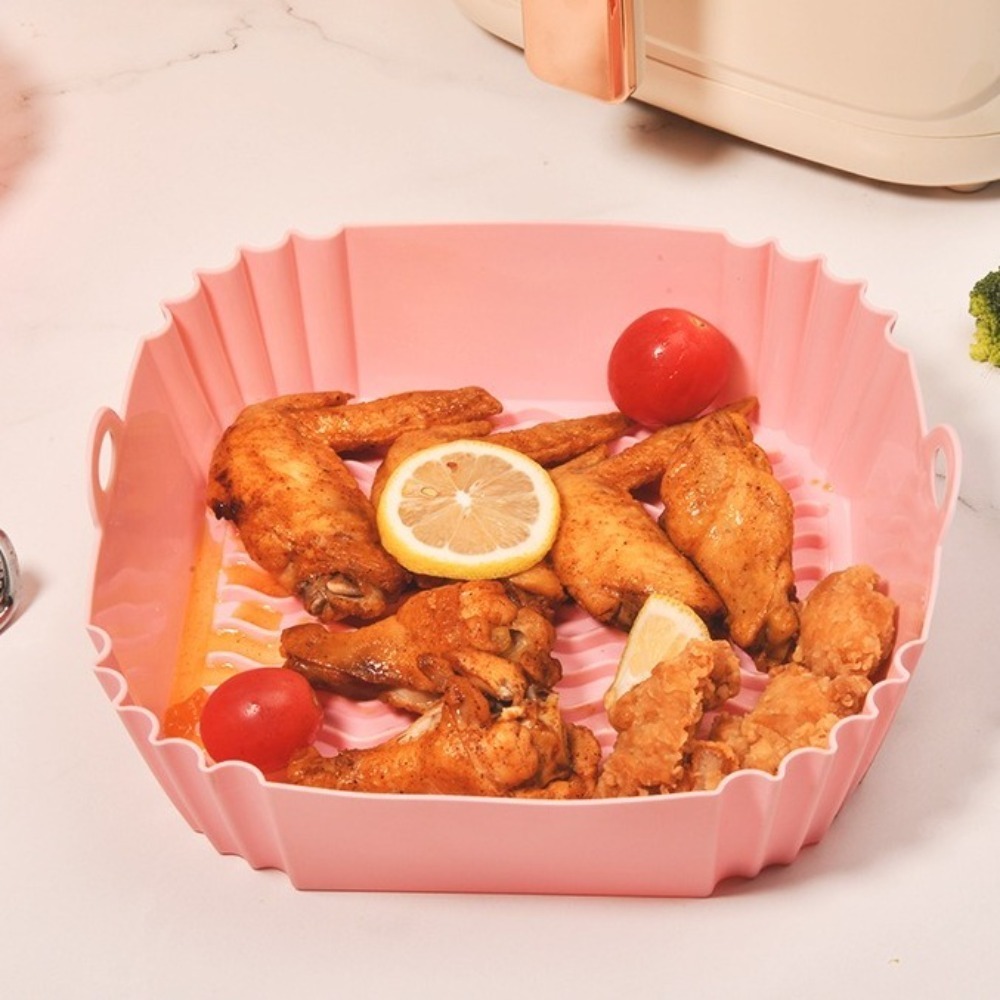 Air Fryer Silicone Pot Liner - Anti-aanbak siliconen airfryer liners, bakvorm liners,