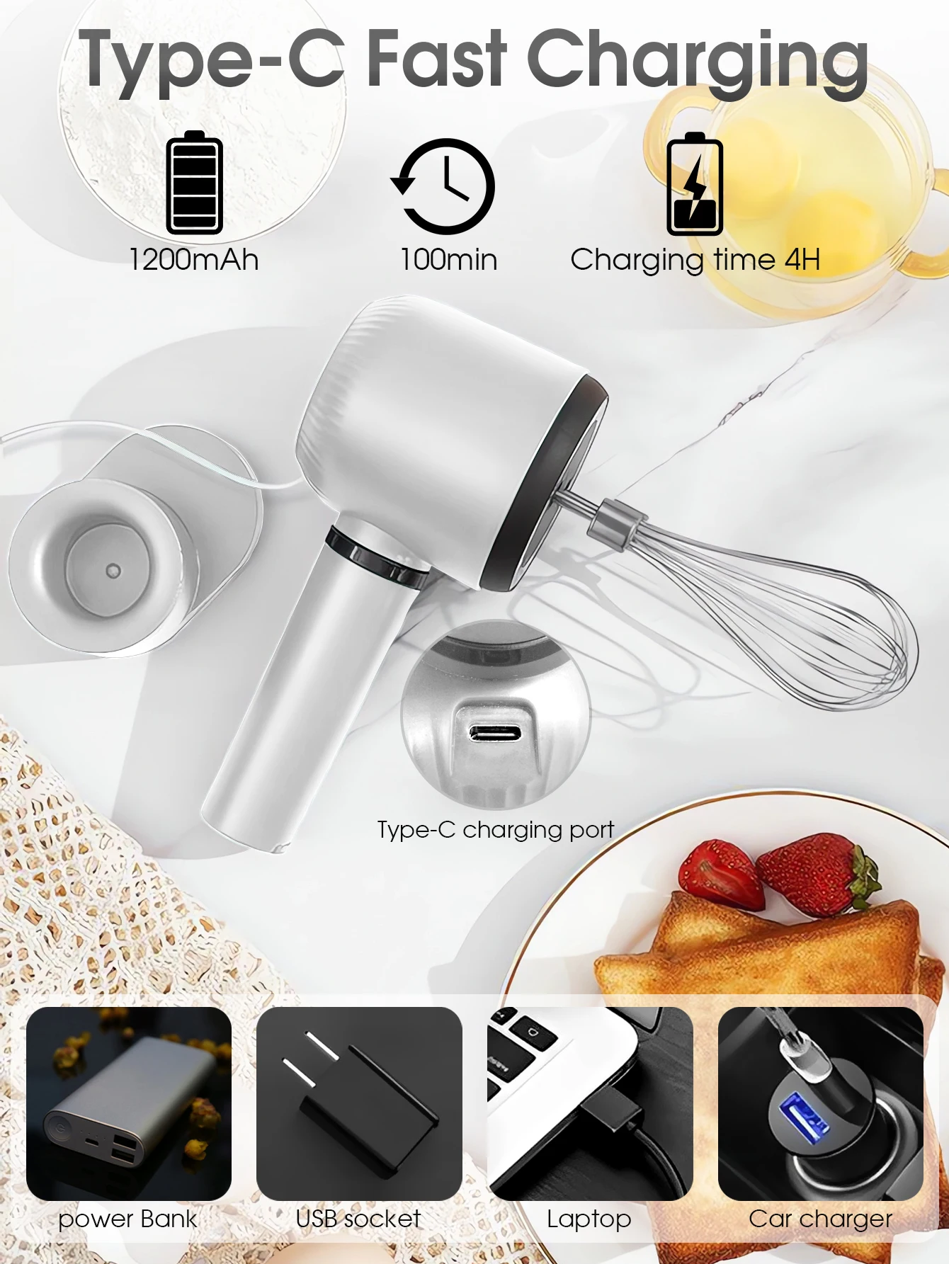 Draagbare blender Mixer Keuken - Immersion Hand Blender Set recensie en prijs