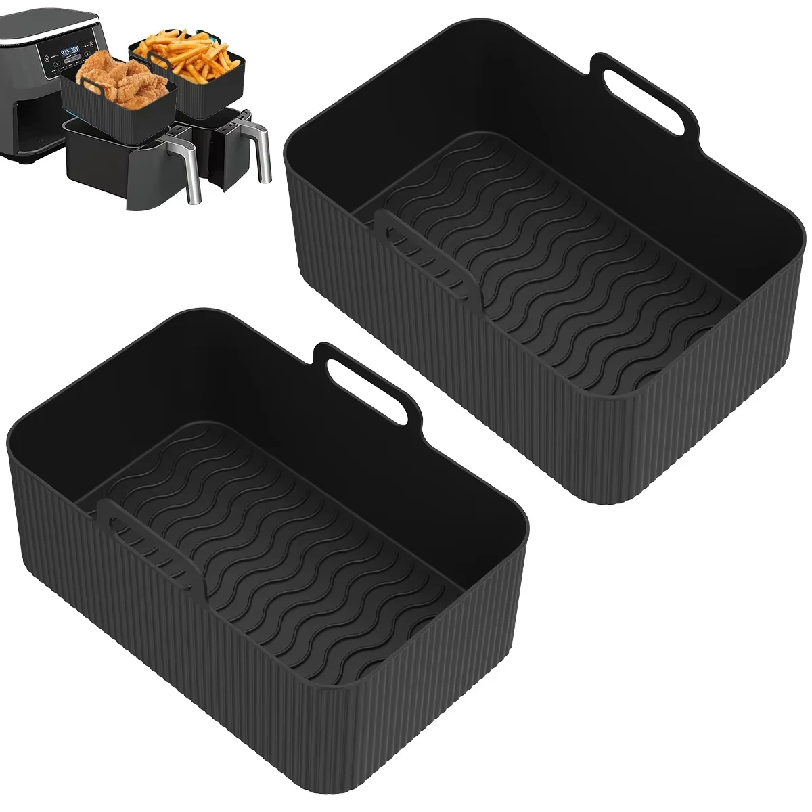 2 stuks siliconen pan voor air - Air Fryer Silicone Pot Liner recensie en prijs