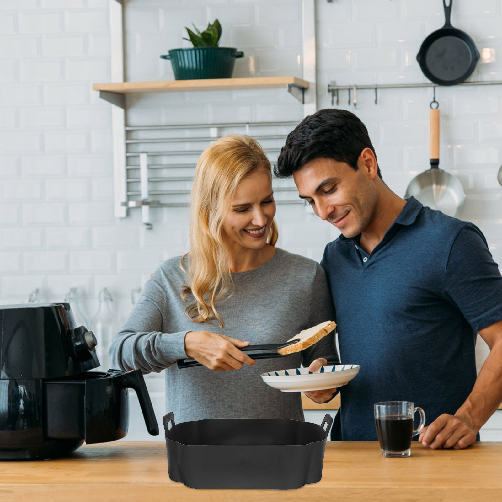 Siliconen bakmat voor de airfr - Air Fryer Silicone Pot Liner recensie en prijs