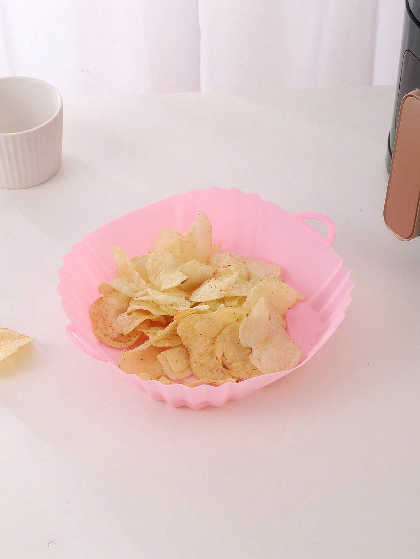 1 stuk siliconen pan voor airf - Air Fryer Silicone Pot Liner recensie en prijs