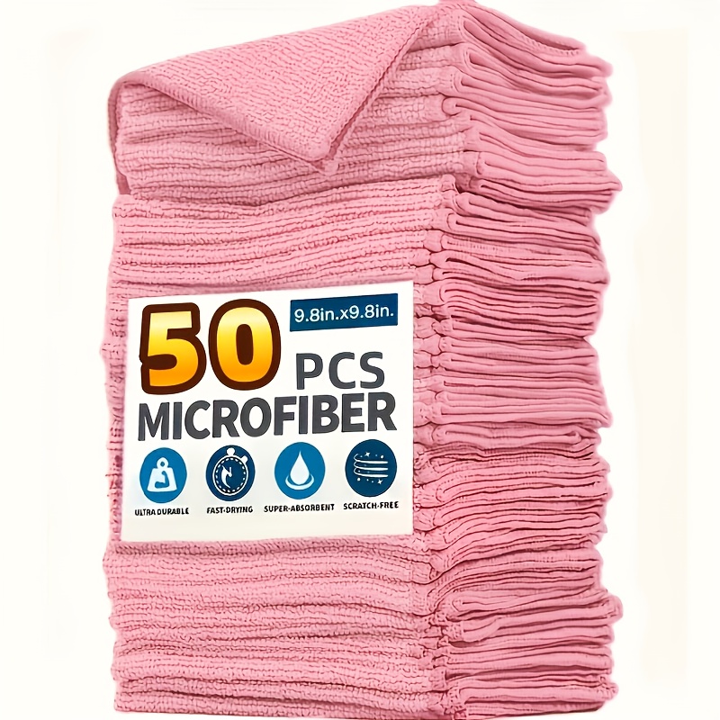 1-50 Stuks Lichtroze Microfibe - Kitchen Appliances recensie en prijs